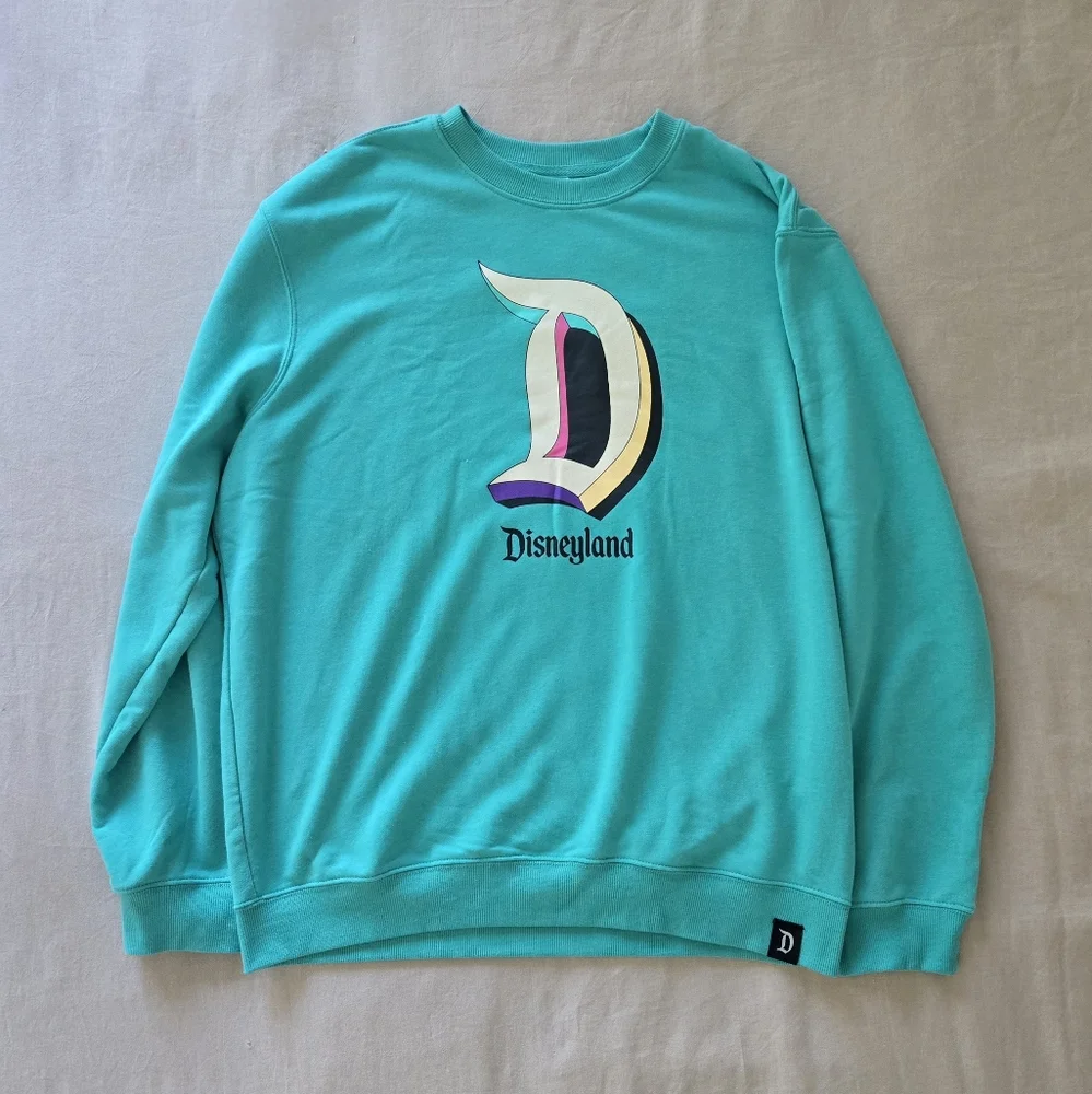 Disney Parks Disneyland “D” Logo Pullover Sweatshirt - Unisex, Large